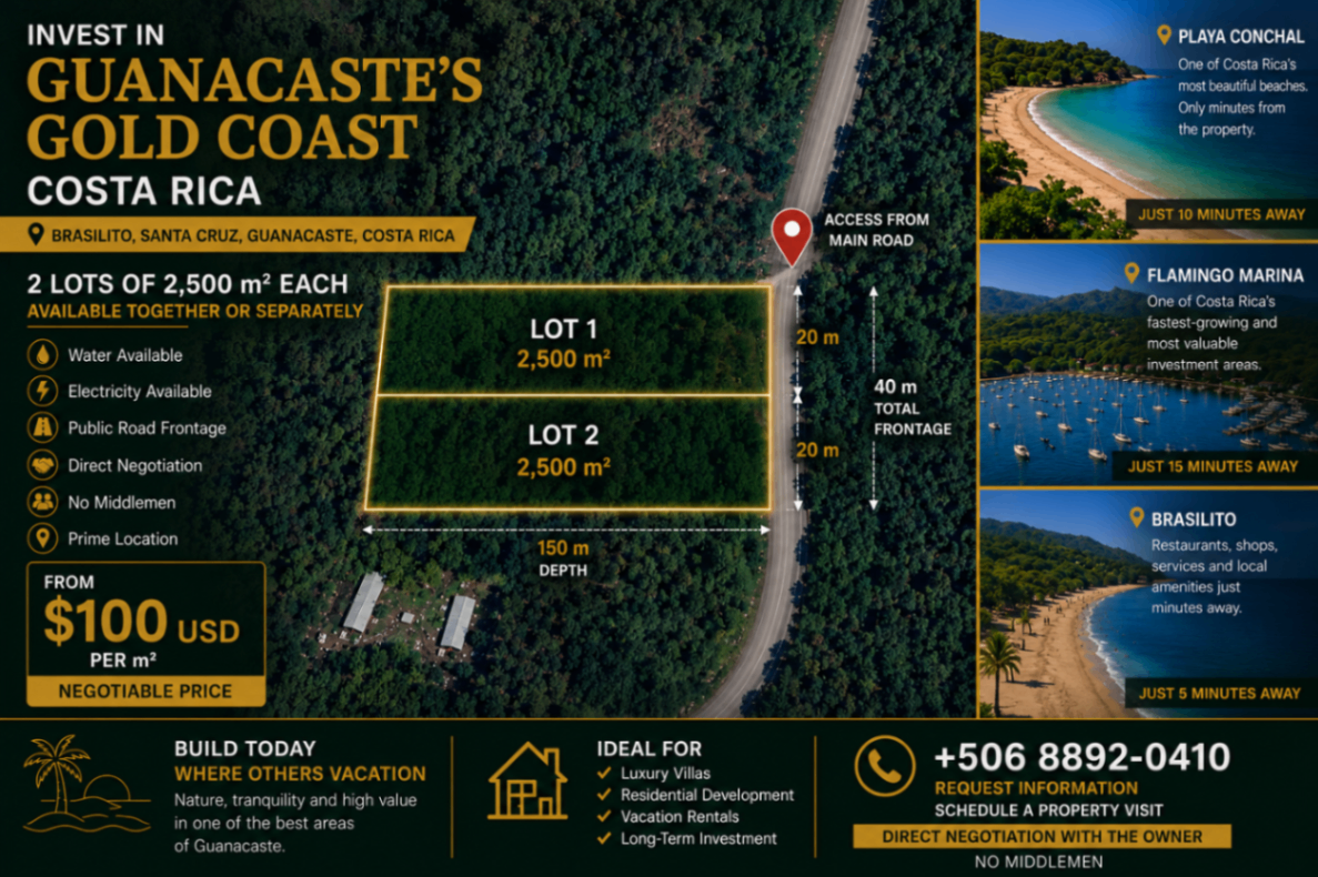 🌴 INVEST IN GUANACASTE'S GOLD COAST 🌴