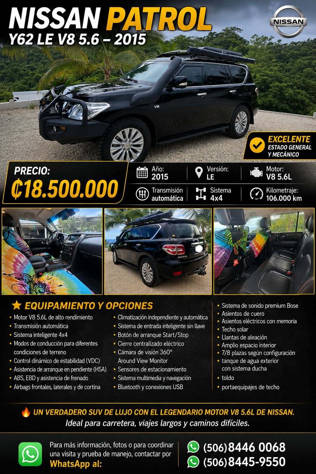 Nissan patrol y62 2015