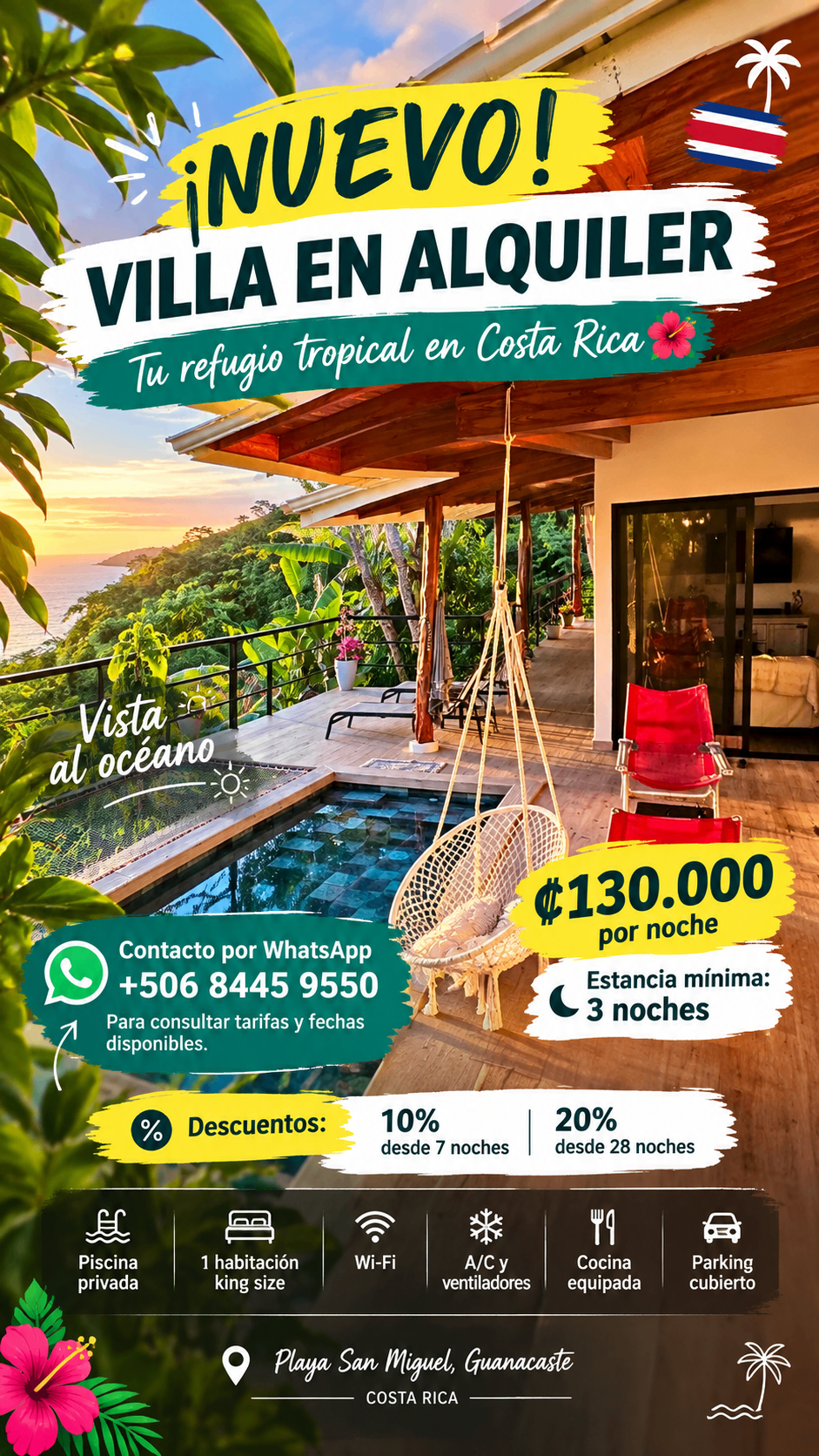  ¡¡NUEVO!! ¡VILLA EN ALQUILER!Vista mar
