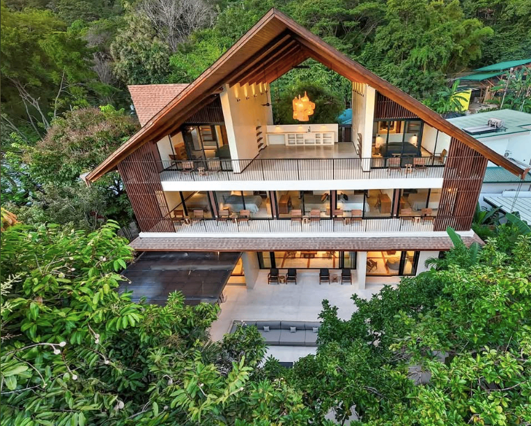 Villa de lujo A-Frame con vista al mar – 7 habitaciones – Santa Teresa