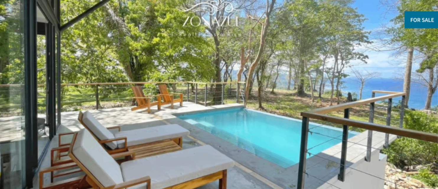 Ocean View Home for Sale in Santa Teresa Costa Rica | 2 Bedroom