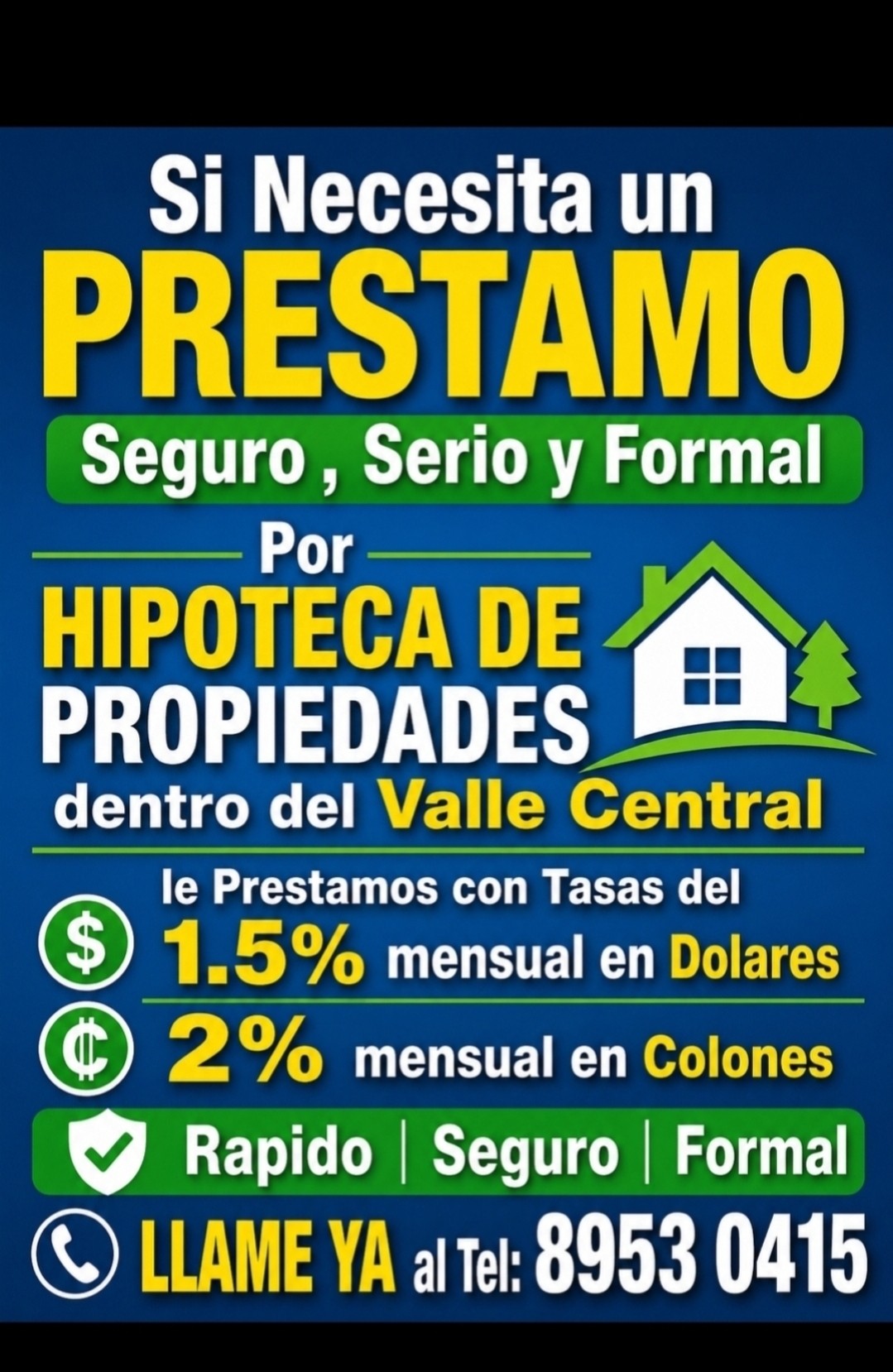 Prestamos Urgentes Sobre Propiedades 