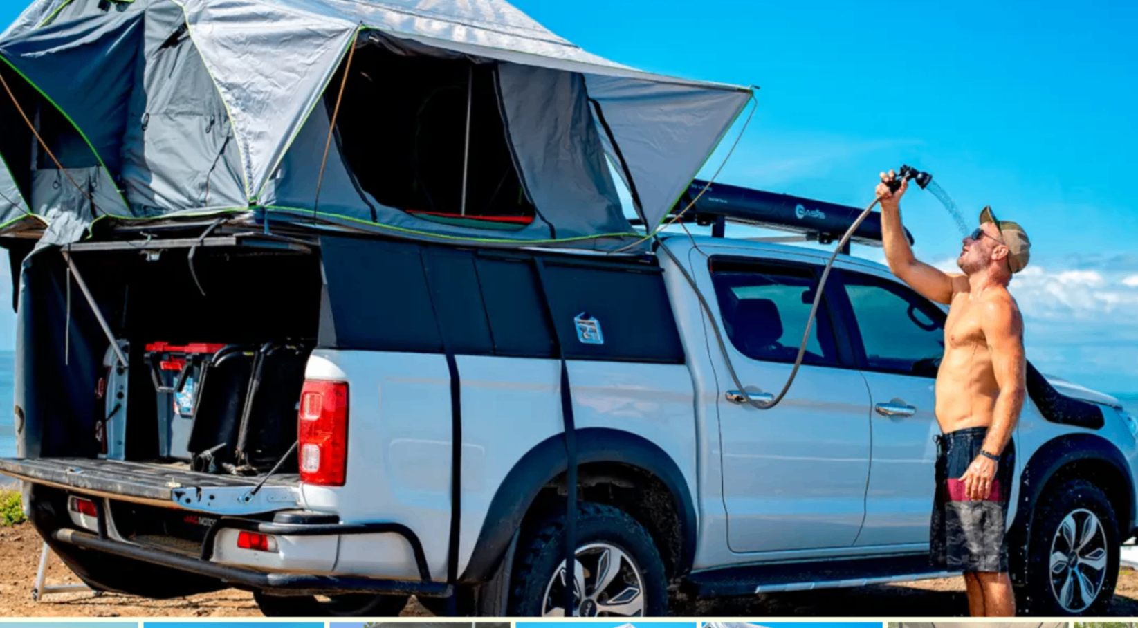 Alquiler 4x4 Campervan Costa Rica – Pickup con Tienda de Techo