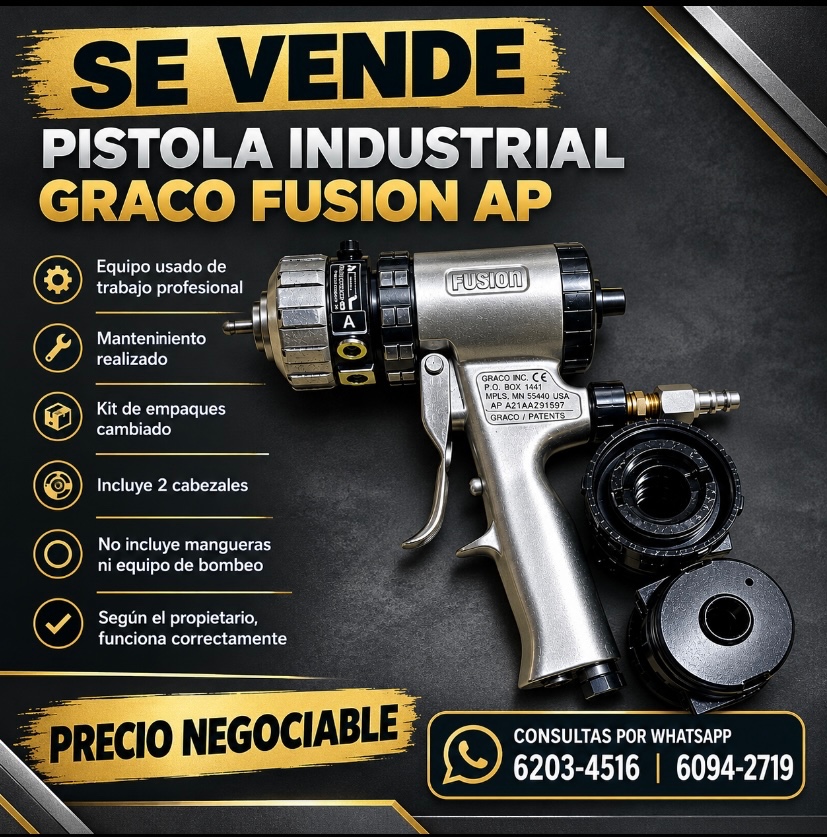 PISTOLA INDUSTRIAL GRACO FUSIÓN AP