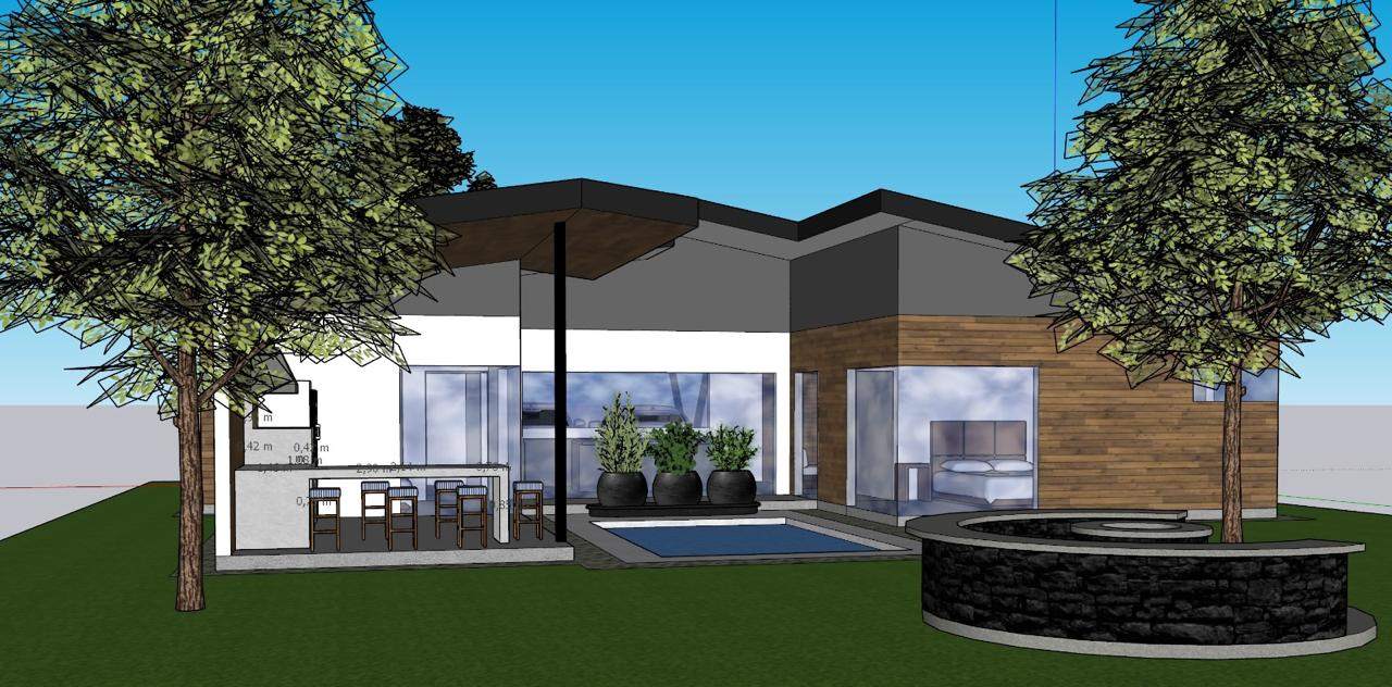 Casa moderna nueva con amplia parcela y piscina en San José de Pinilla