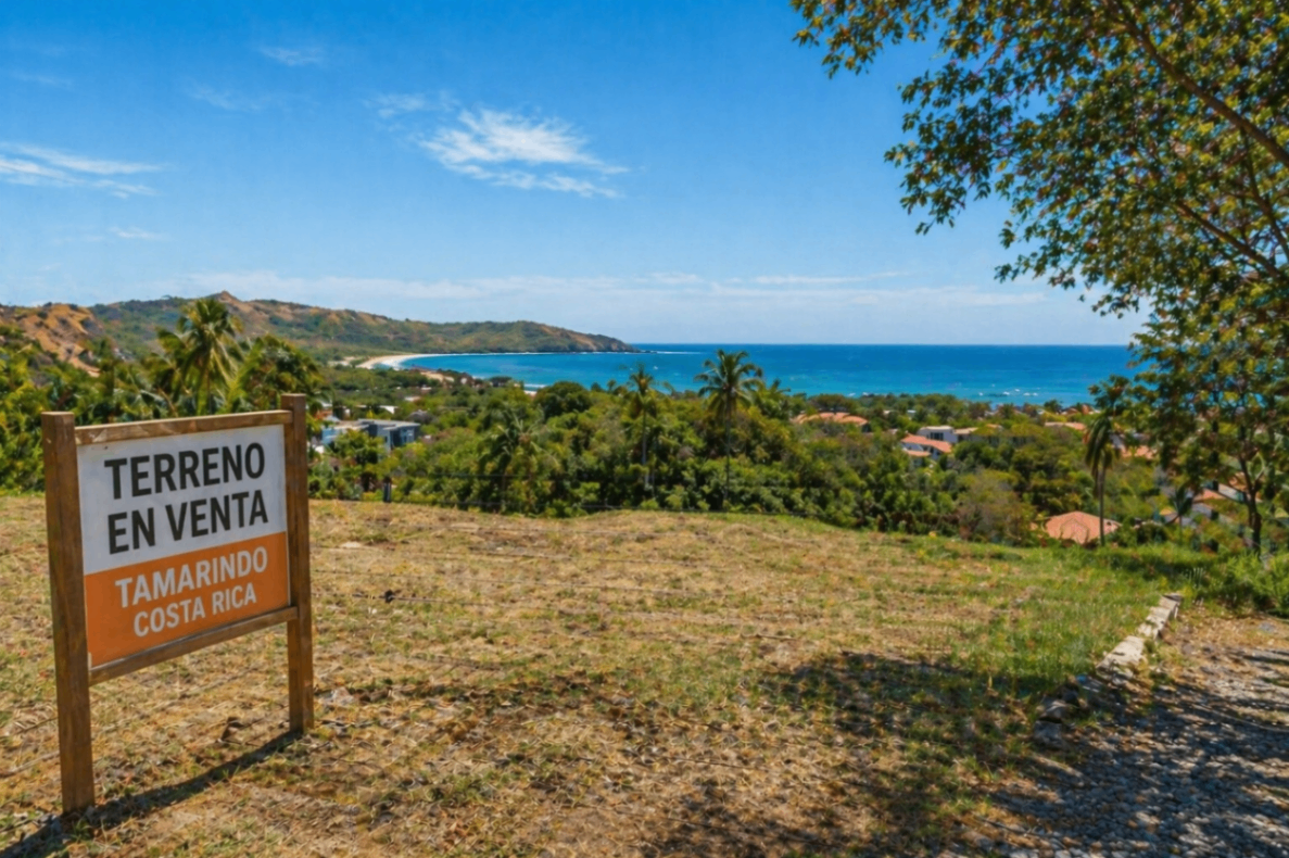 Terreno en venta en Tamarindo Costa Rica cerca del mar