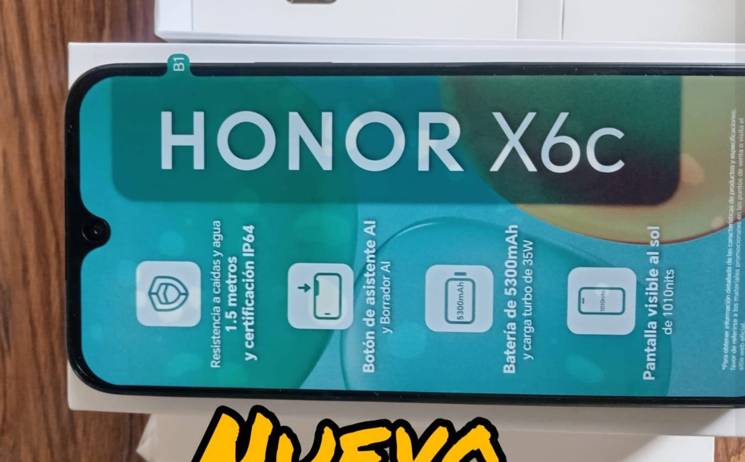 Honor X6c nuevo contra agua en venta Costa Rica – Santa Ana
