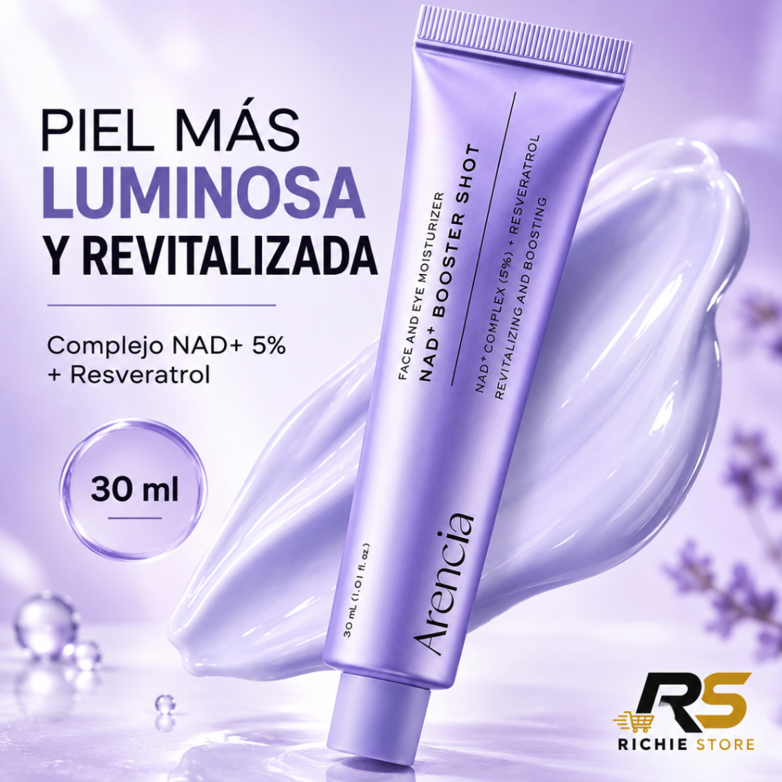 ✨ Crema Facial Arencia NAD+ Booster Shot 30 ml