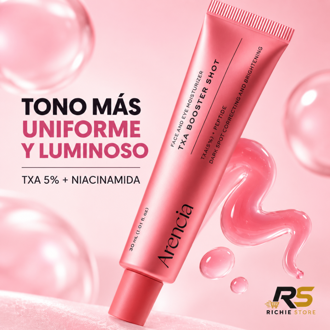 ✨ Sérum Facial Arencia TXA Booster Shot 30 ml | Ácido Tranexámico 5%