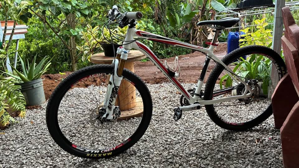 Bicicleta Specialized S-Works con suspensión Fox 32