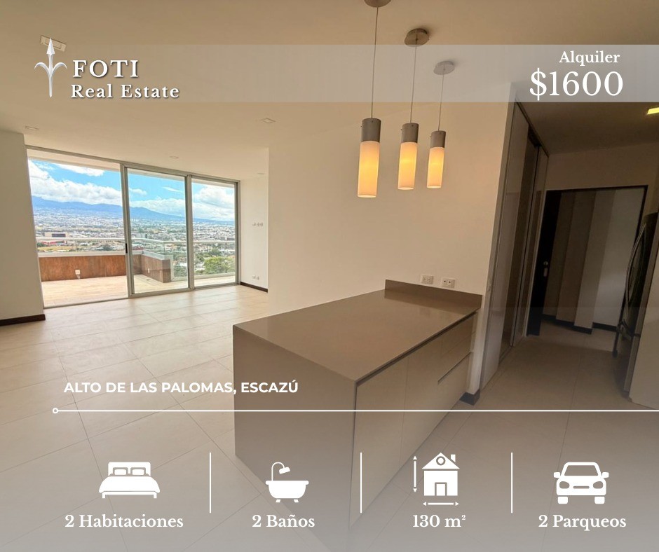 Apartamento en alquiler Alto de Las Palomas Costa Rica 2 habitaciones