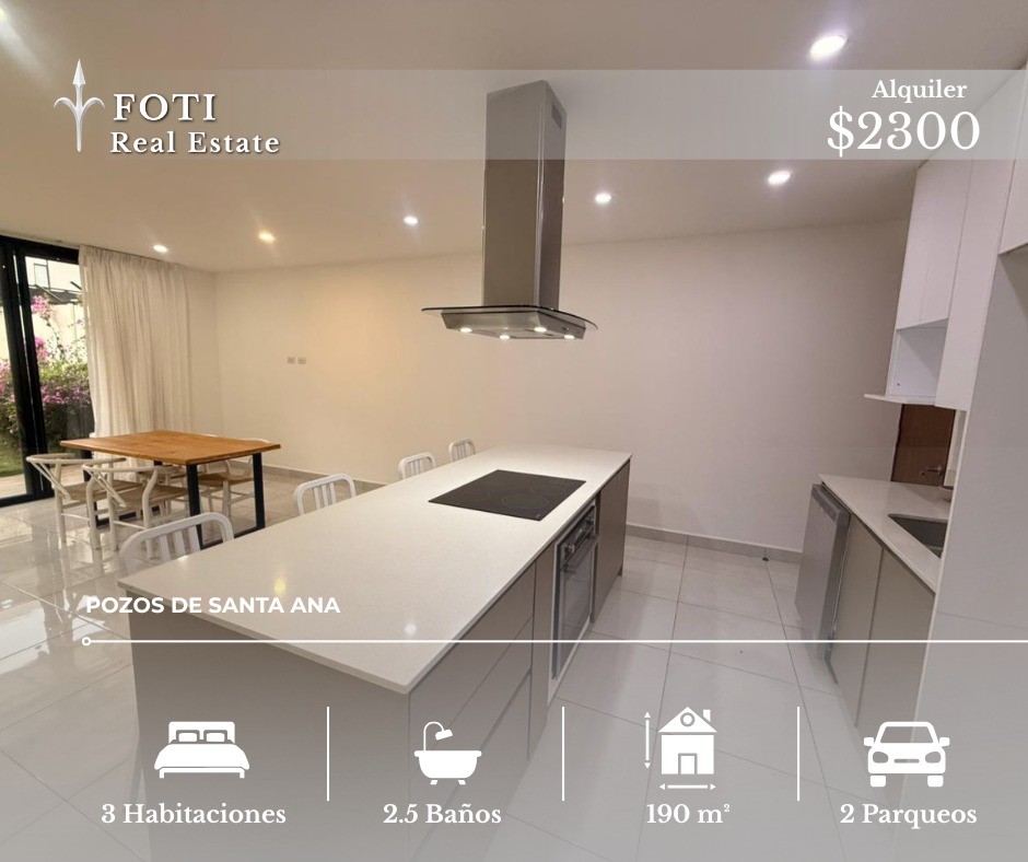 🏡 Casa en alquiler y venta Santa Ana Costa Rica 3 habitaciones