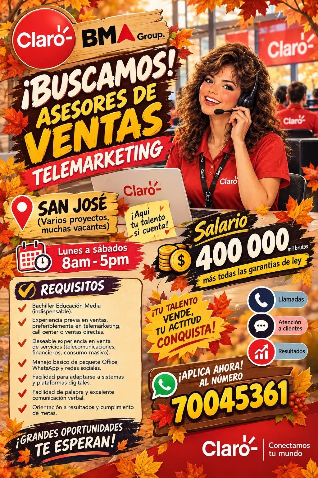 Asesores de Ventas y Telemarketing – Empleo en San José