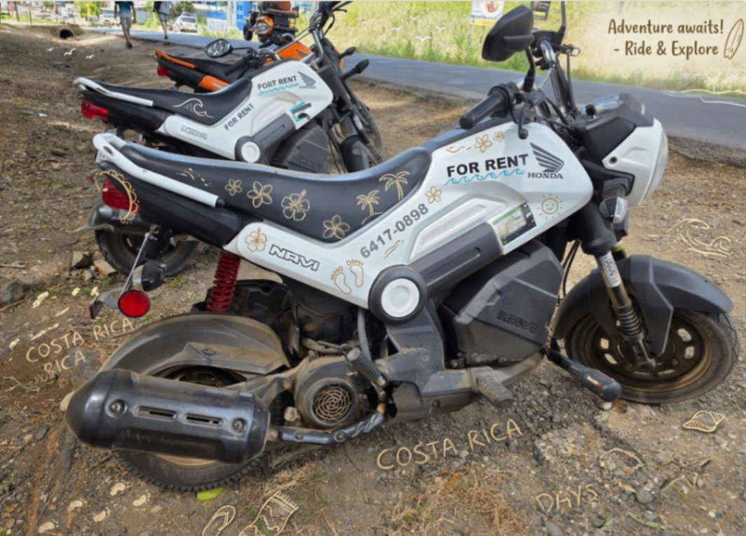 Honda Navi Motorbike Rental in Tamarindo