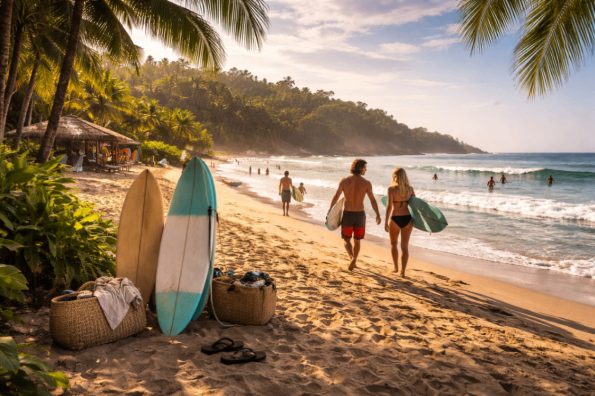 Surf stay in Nosara Costa Rica near the beach
