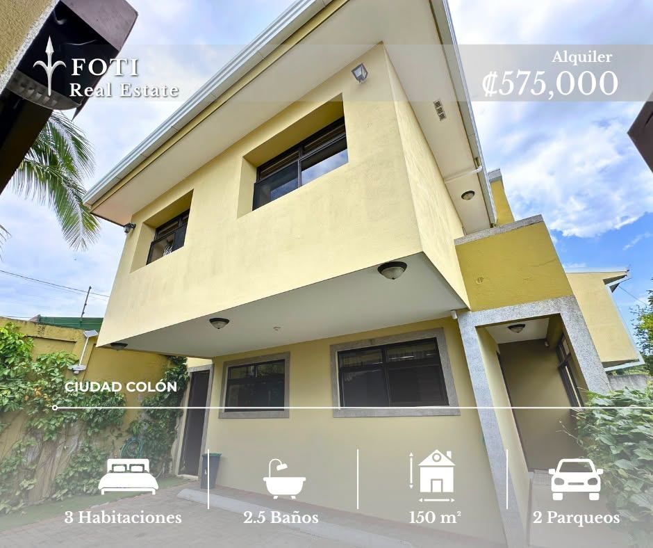 Casa independiente en alquiler en Ciudad Colón | 3 habitaciones y jardín